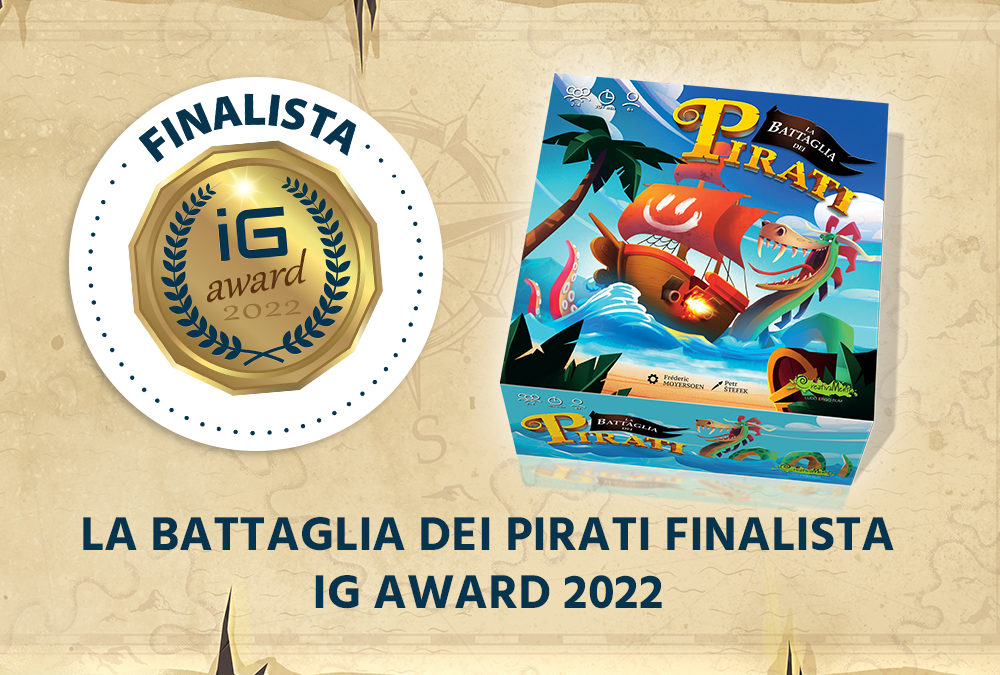 La battaglia dei Pirati finalista a ioGioco Award 2022